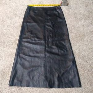 Genuine Leather Skirt
